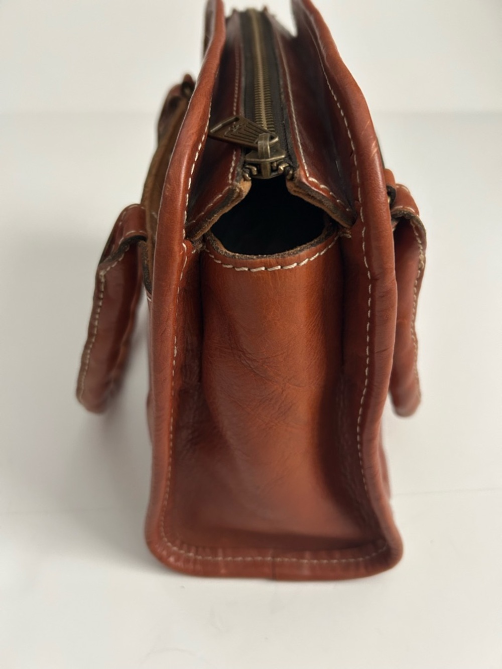 Patricia Nash Tooled Leather Satchel Purse - Picture 7 of 15